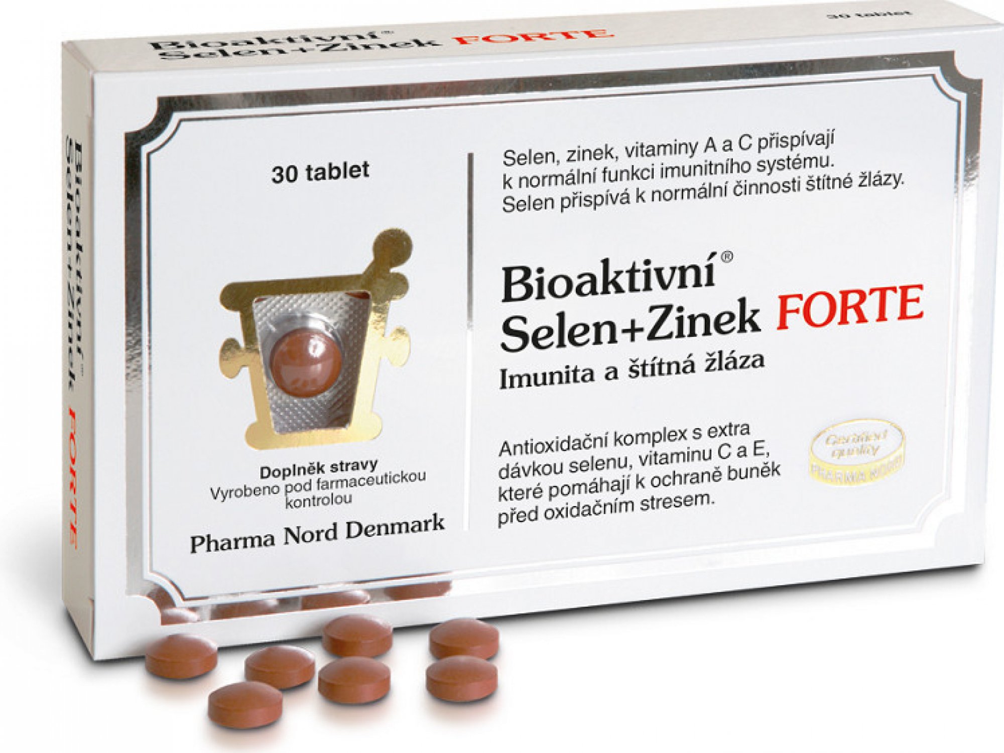 Bioaktivní Selen+Zinek FORTE 30 tablet