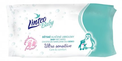 Linteo Baby vlhčené ubrousky Aloe Vera 80 ks