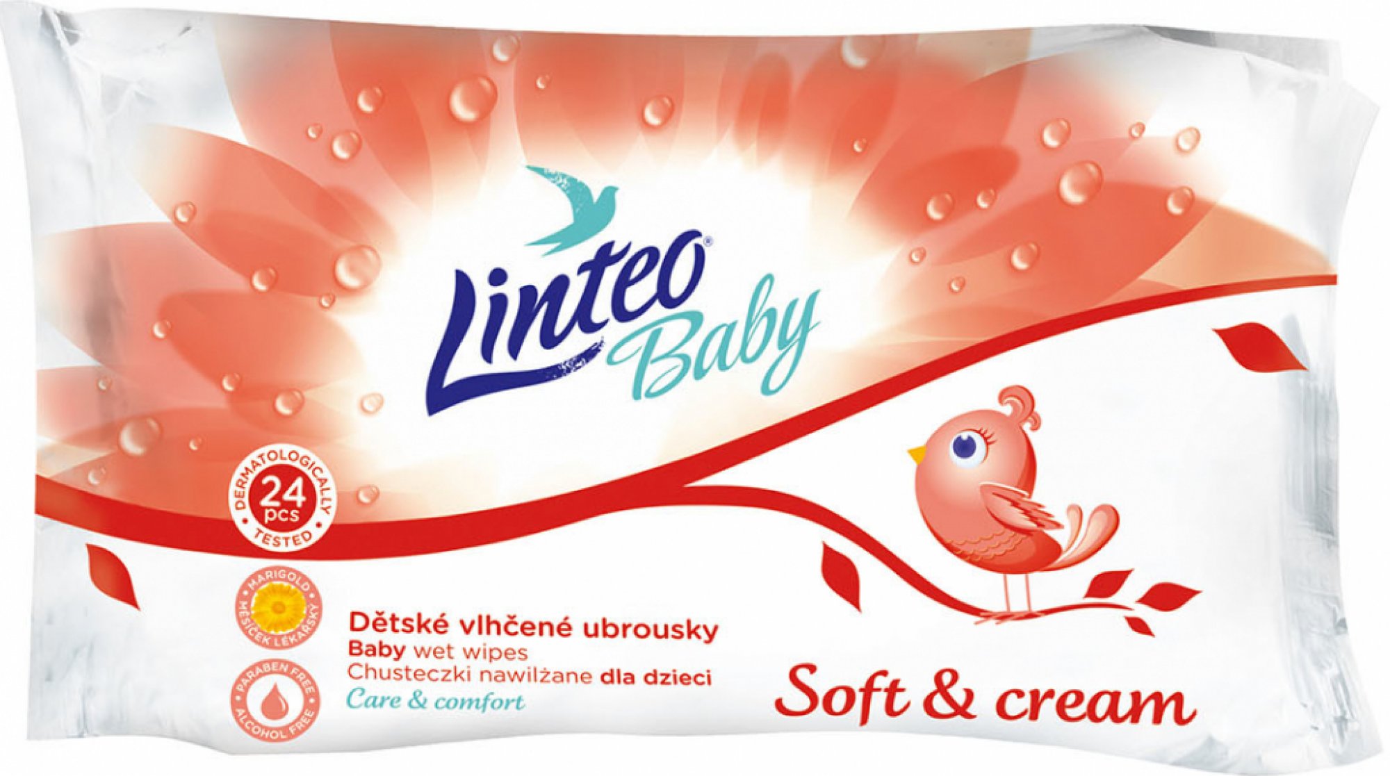 Linteo Baby vlhčené ubrousky 24 ks