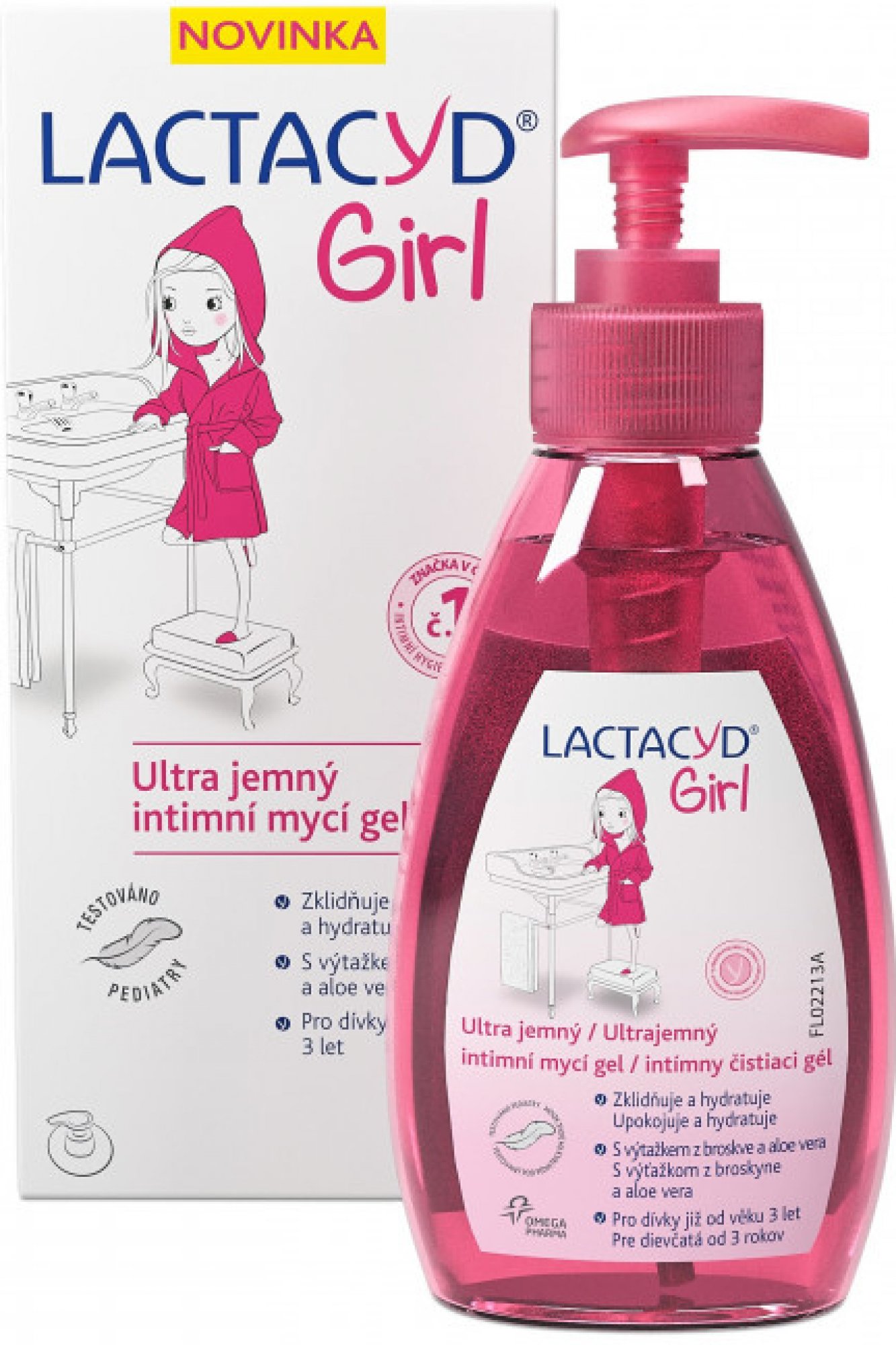 Lactacyd Girl ultra jemný intimní mycí gel 200 ml