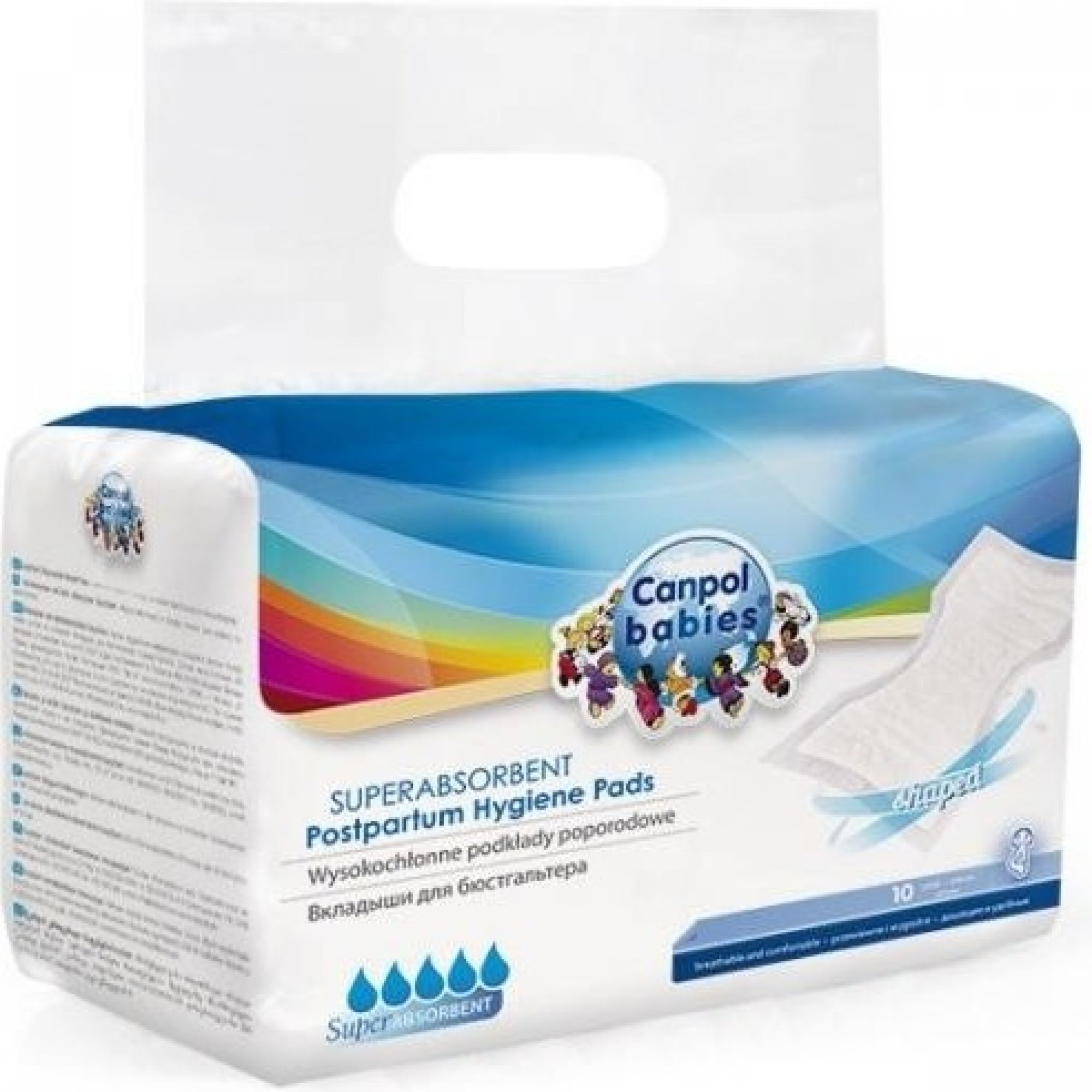 Canpol babies vysoce absorbční poporodní vložky 10 ks