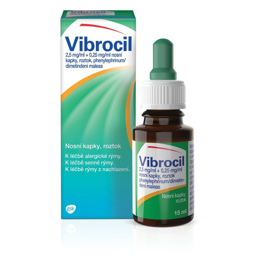 Vibrocil nosní kapky 15 ml