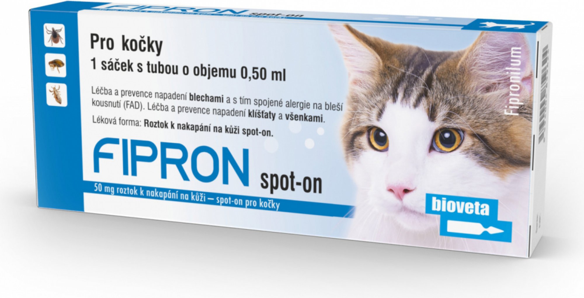 Fipron spot-on Cat 50 mg 1 x 0,5 ml