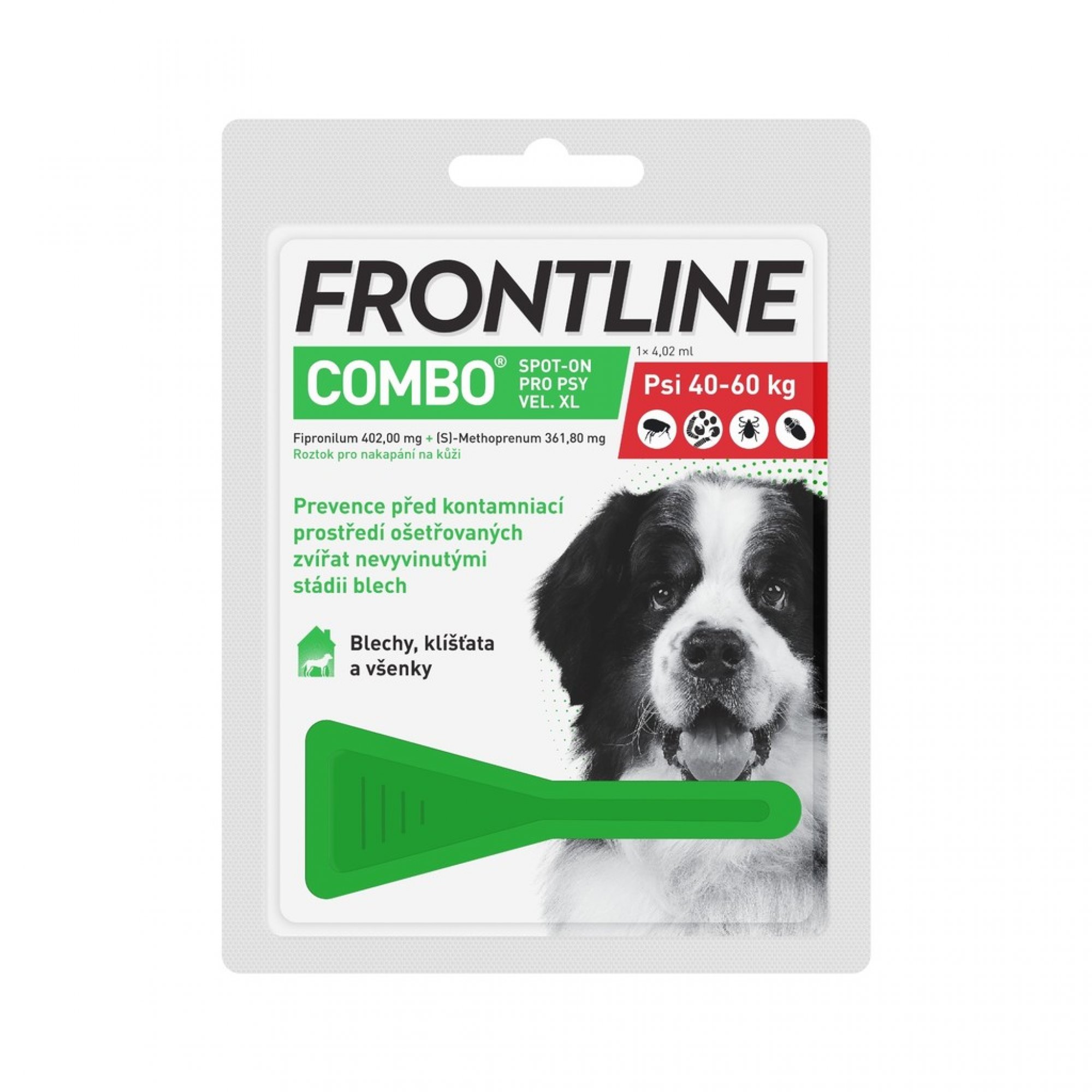 Frontline Combo Spot-on pro psy XL 40-60 kg 1 x 4,02 ml