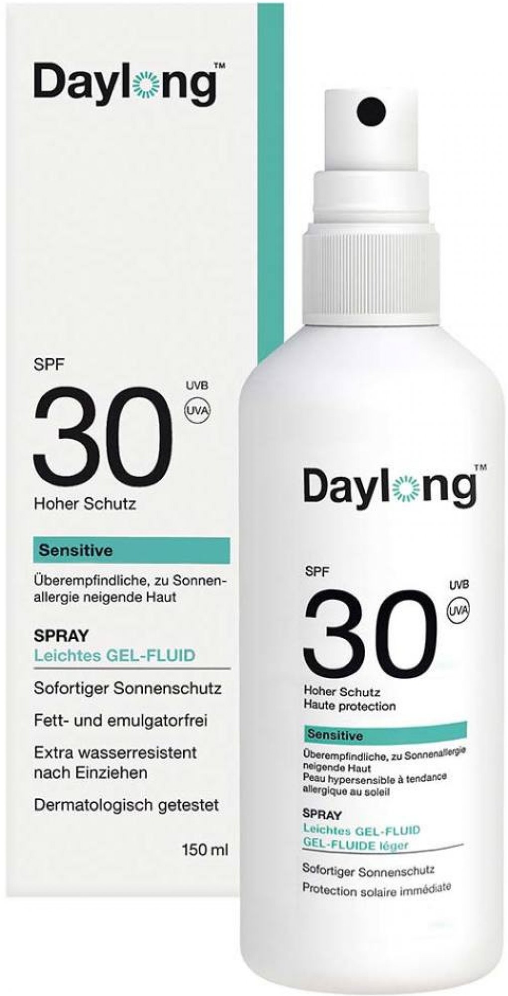 Daylong Ultra ochranný gel-sprej pro mastnou citlivou pokožku SPF30 150 ml