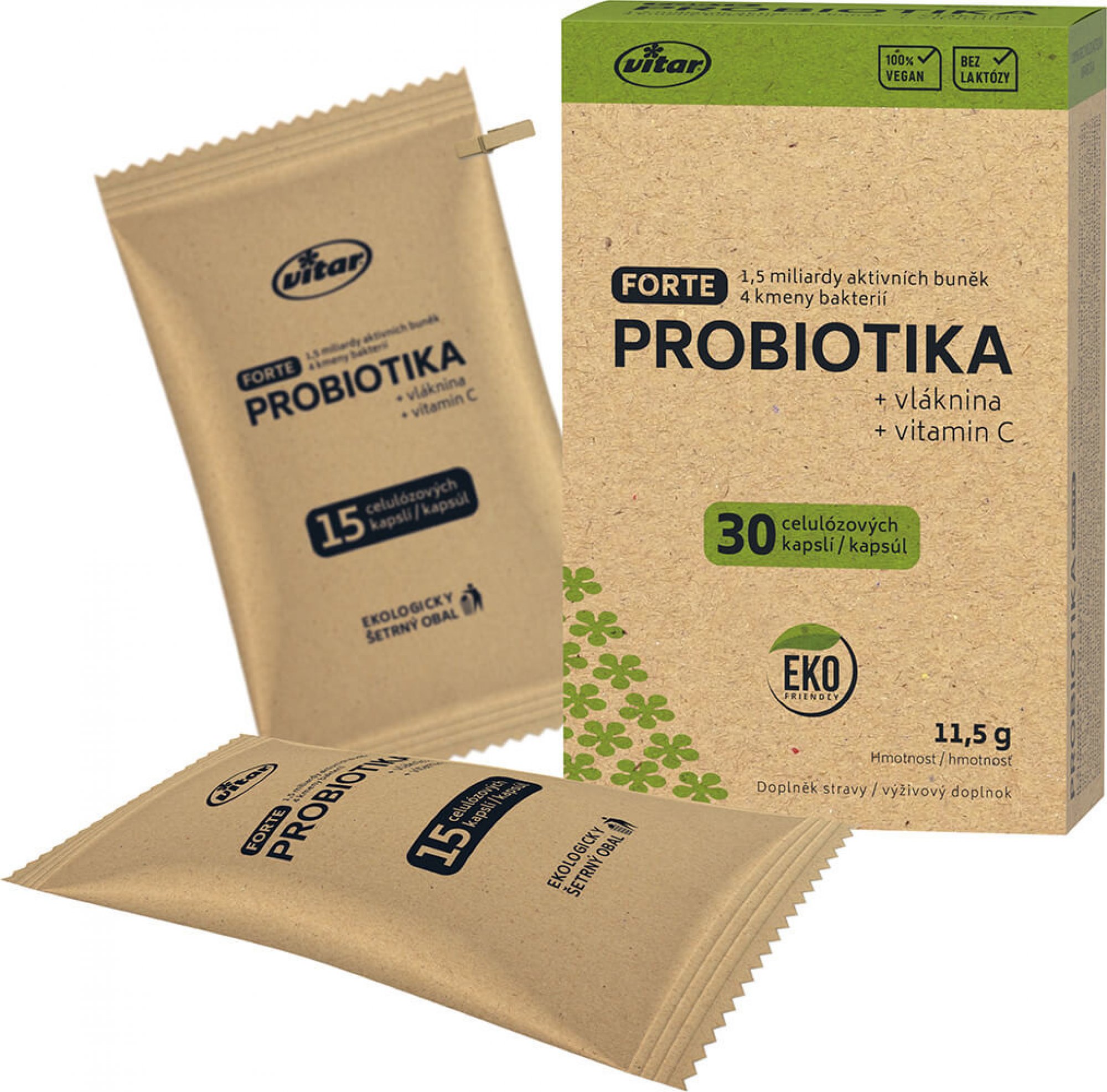 Vitar EKO Probiotika forte 30 kapslí