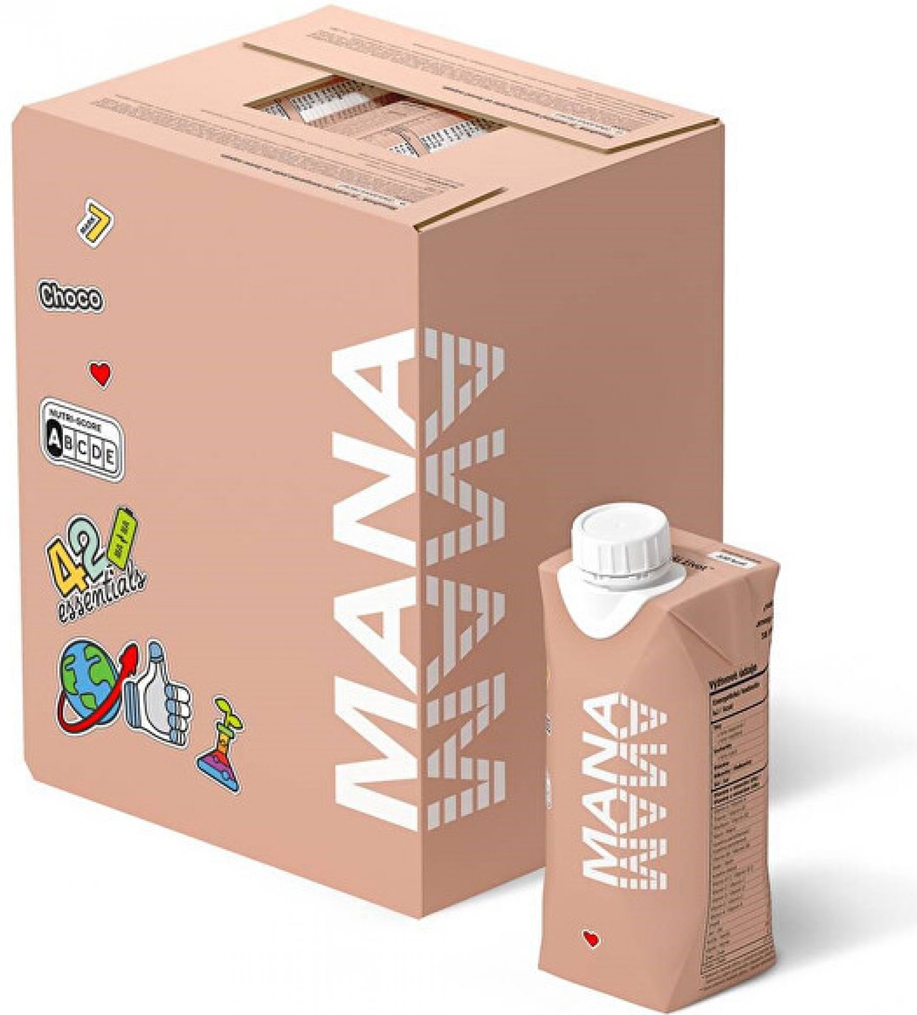 Mana Mark 7 Drink Choco plnohodnot.jídlo 12 x 330 ml