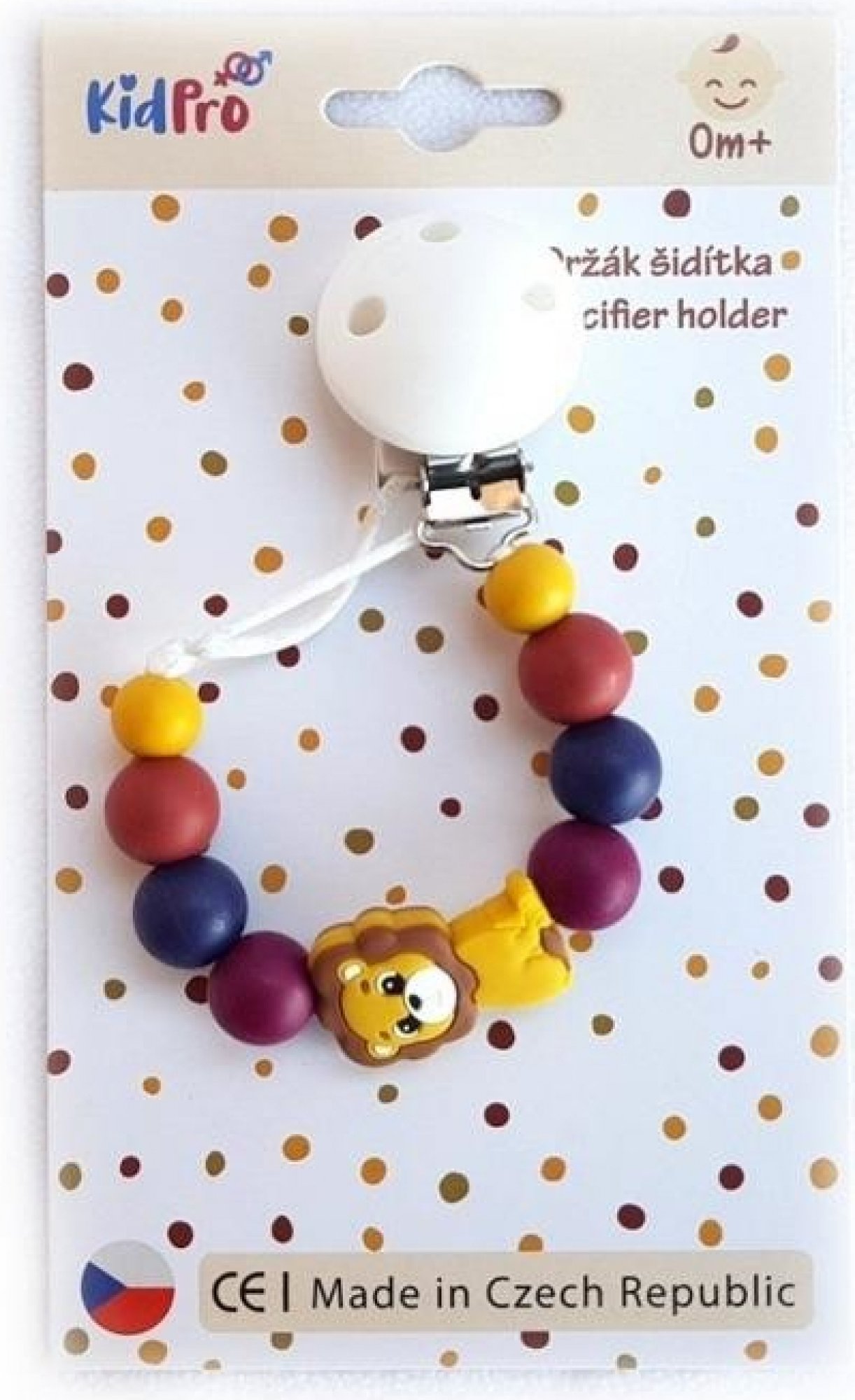 KidPro klip Lvíček hnědá