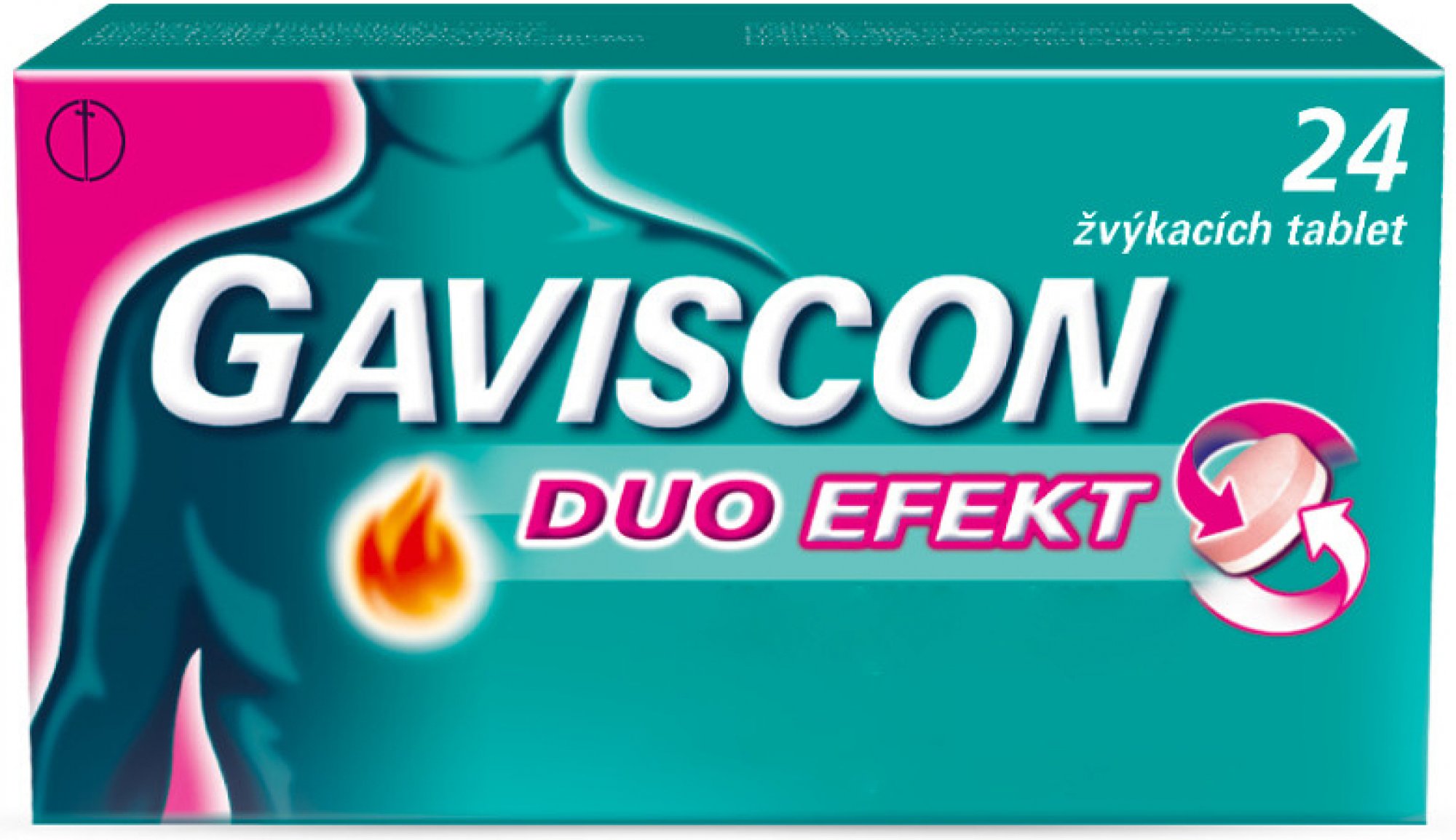 Gaviscon Duo Efekt žvýkací tablety por.tbl.mnd.24