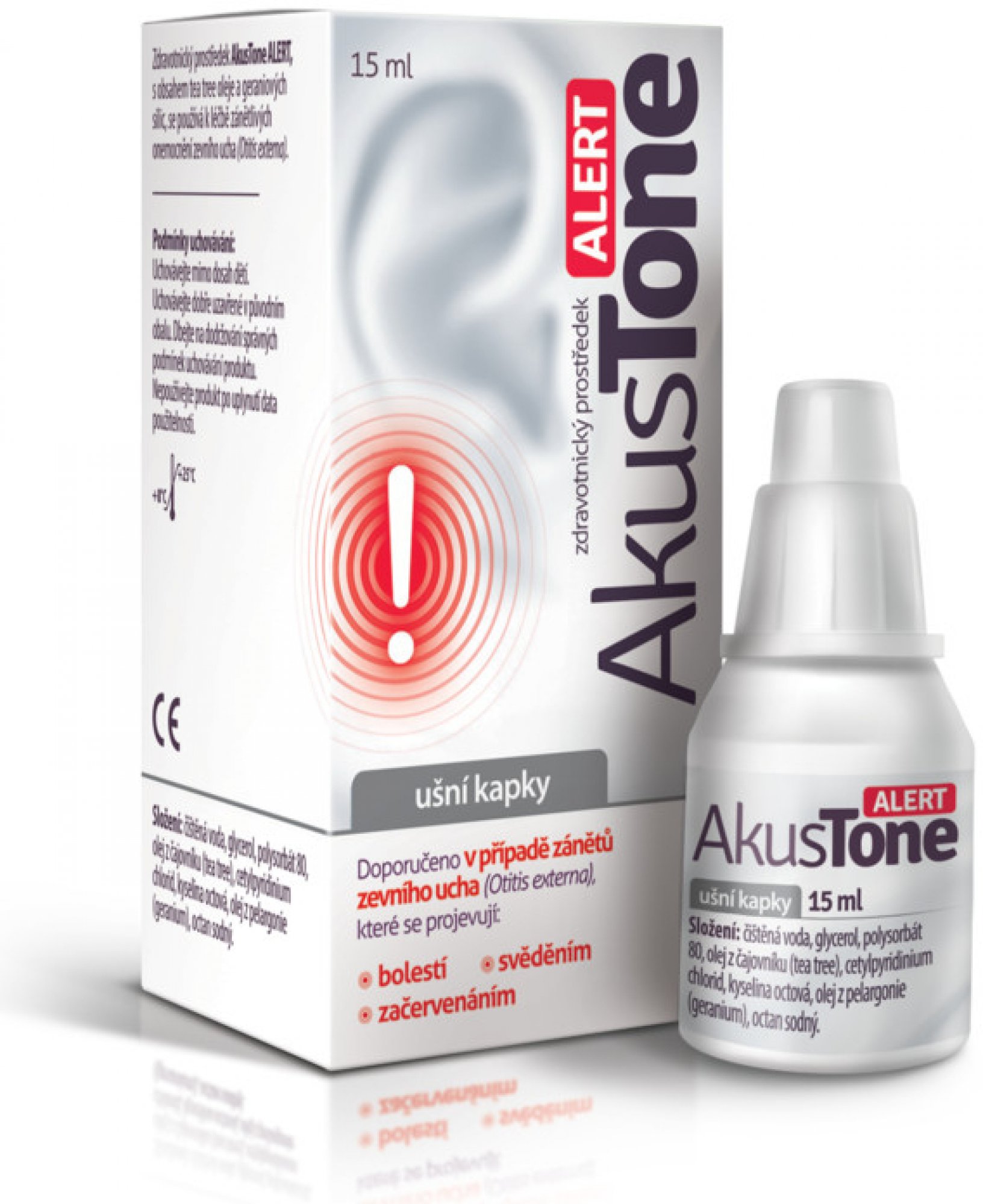 AkusTone ALERT ušní kapky 15 ml
