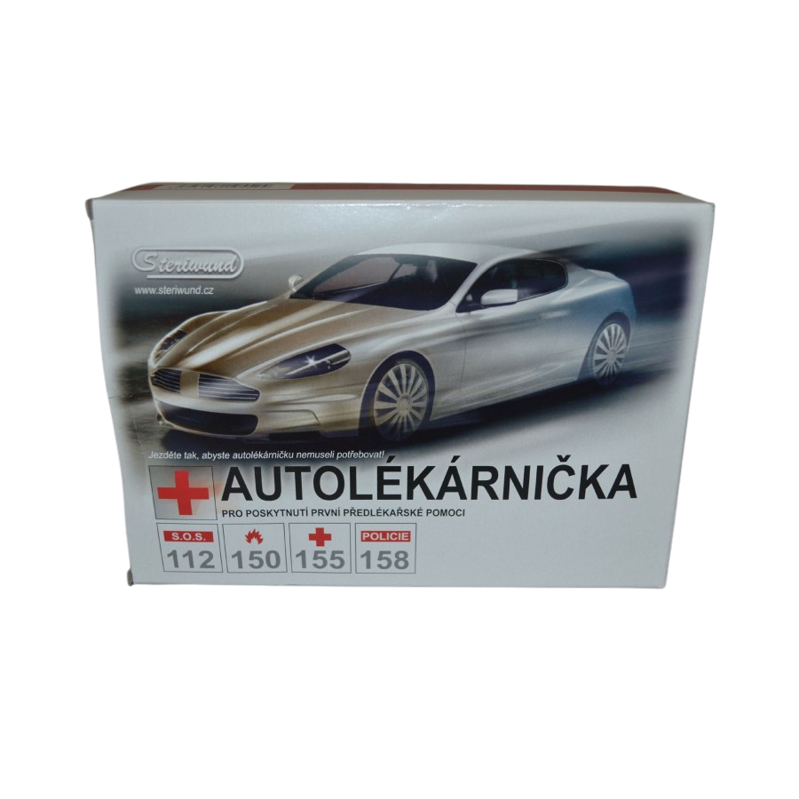 Autolékárnička Steriwund, papírová, 206/2018