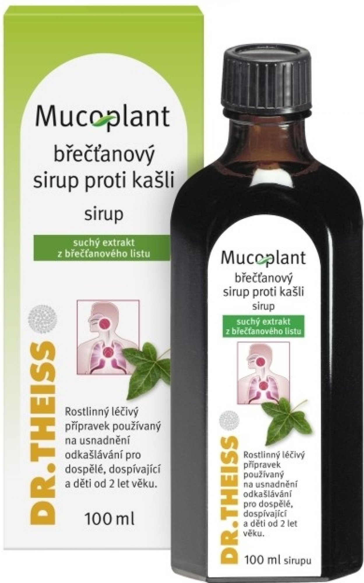 Mucoplant proti kašli s břečťanem sir. 250 ml