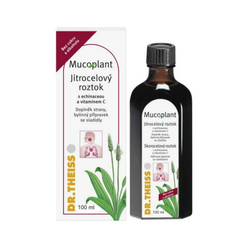 Mucoplant Jitrocelový roztok bez cukru 100ml