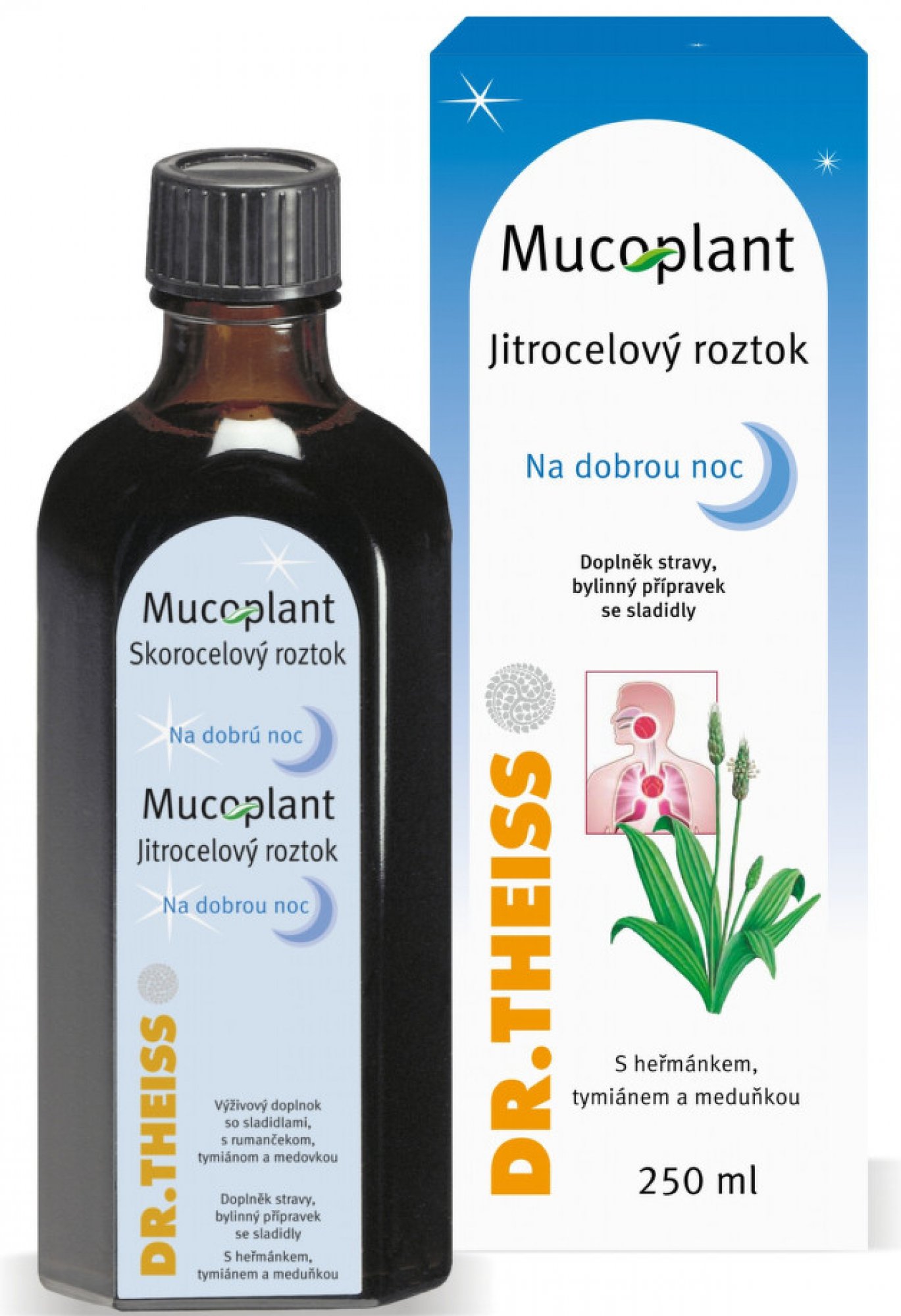 Mucoplant Jitrocelový roztok Na dobrou noc 100 ml