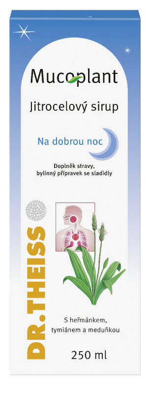 Mucoplant Jitrocelový sirup Na dobrou noc 250 ml