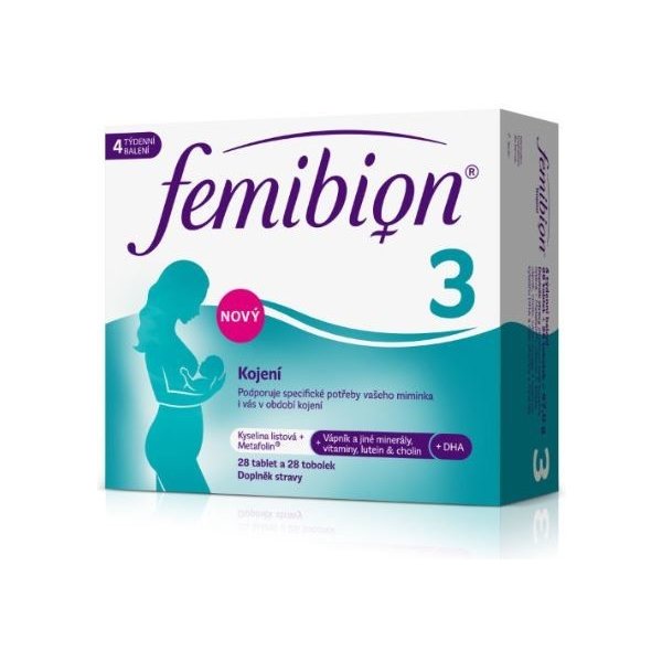 Femibion 3 Kojení 28 tablet + 28 kapslí 56 tablet