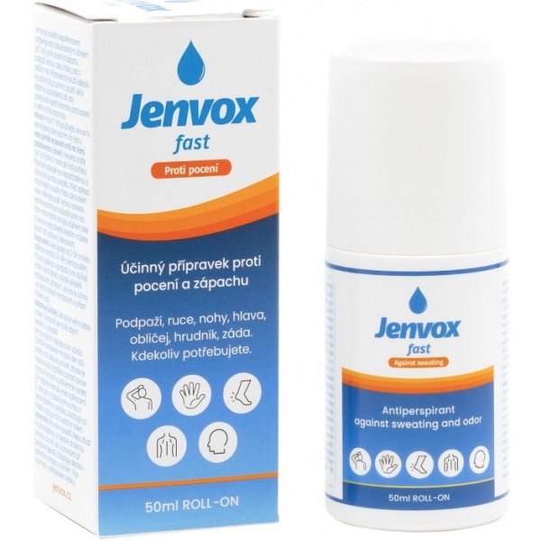 Jenvox Fast roll-on proti pocení a zápachu 50 ml