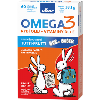 Vitar Kids Omega 3+vit.D+vit.E cps.60