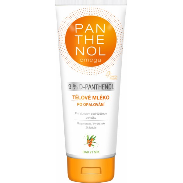 Panthenol Omega tělové mléko Aloe Vera 9% 250 ml