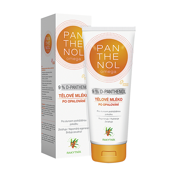 Panthenol Omega tělové mléko Rakytník 9% 250 ml