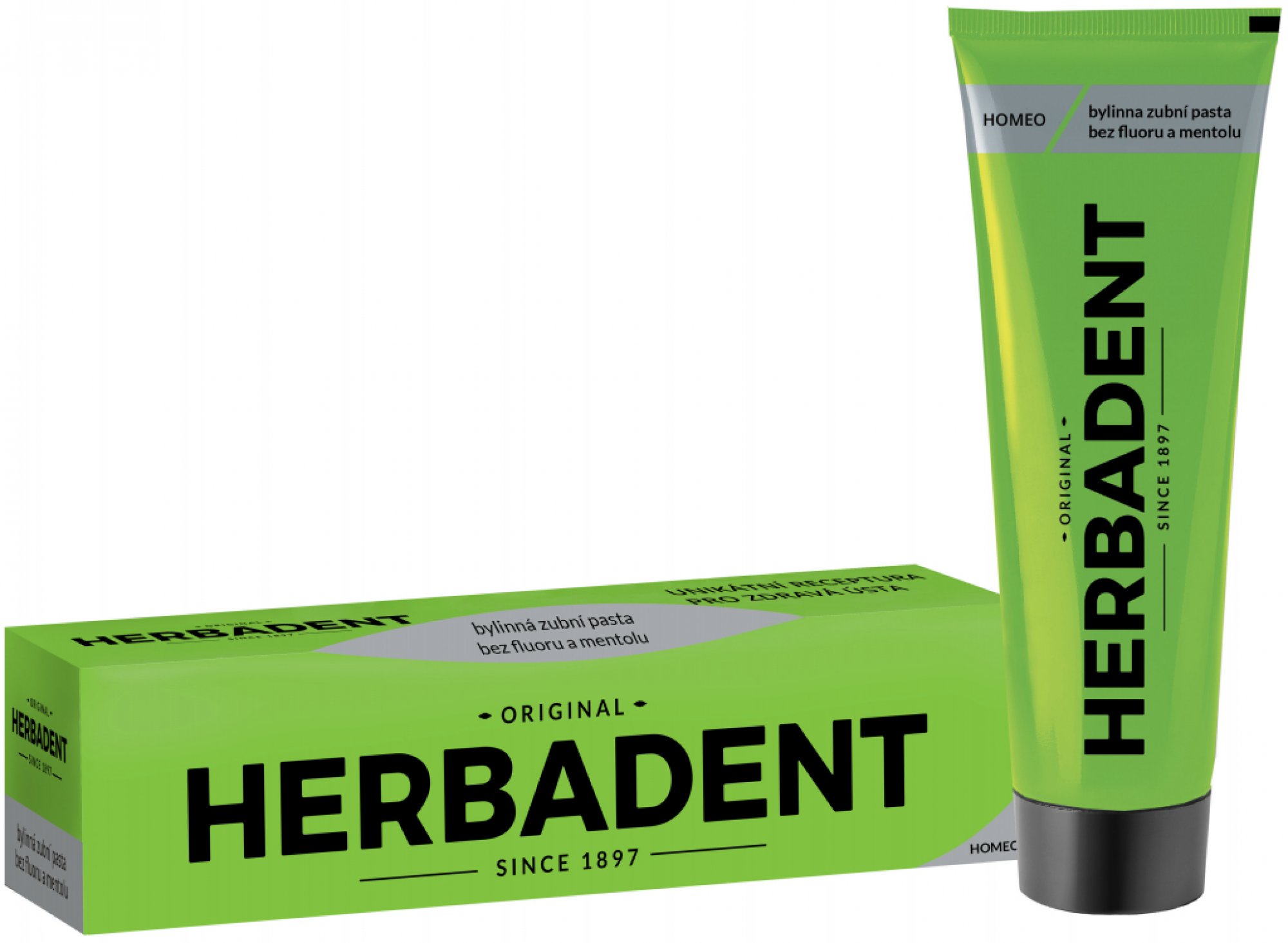 Herbadent Homeo zubní pasta bez fluoru a mentholu 100 g
