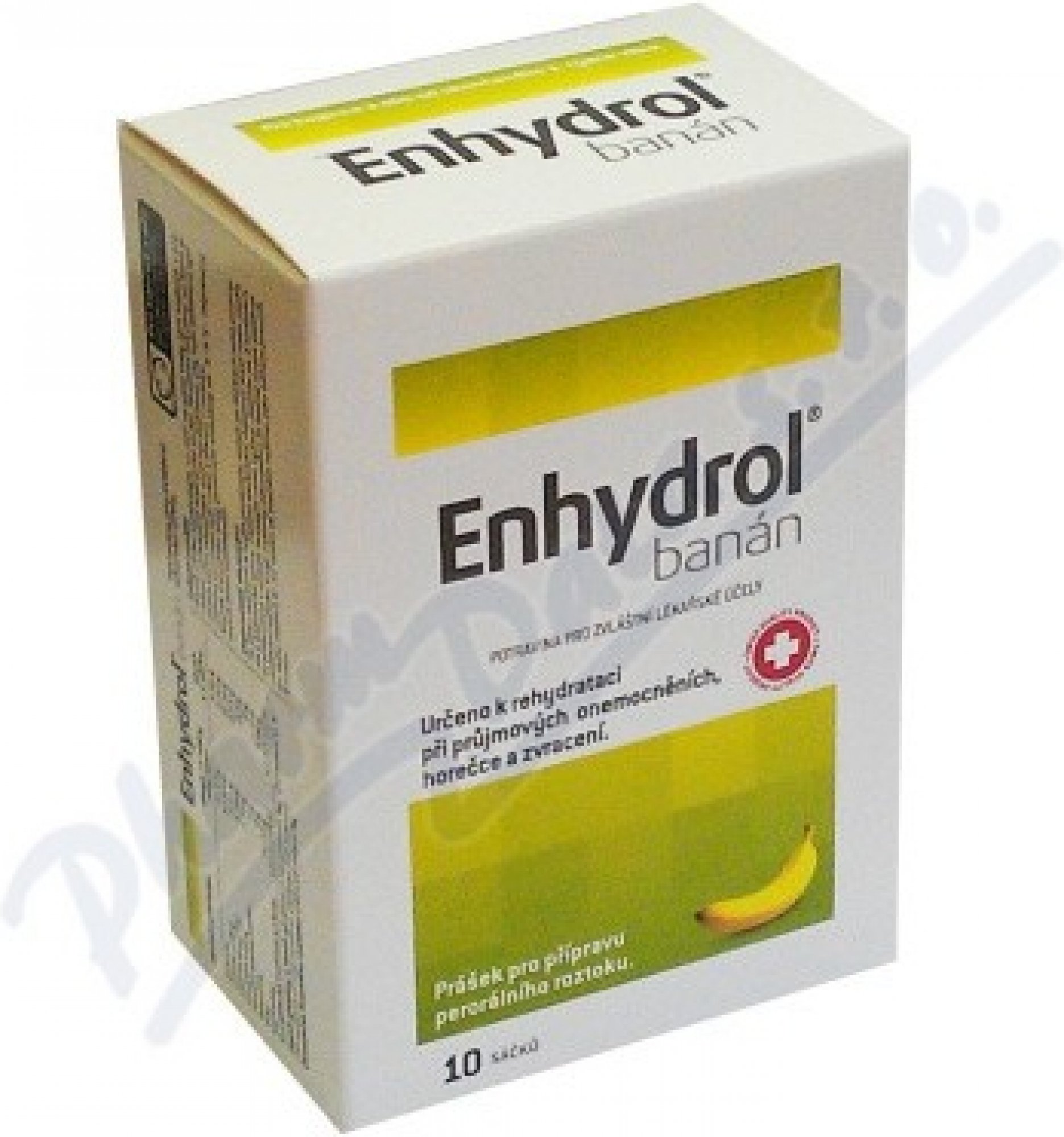 Enhydrol Banán prášek v sáčcích 10 ks