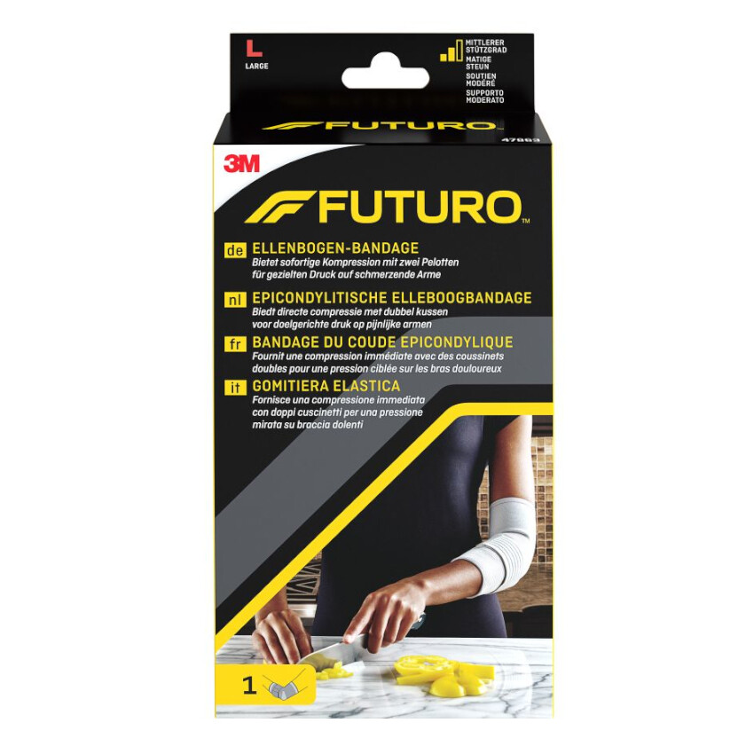 3M FUTURO Loketní bandáž s epikondylární páskou 47863DABI velikost L