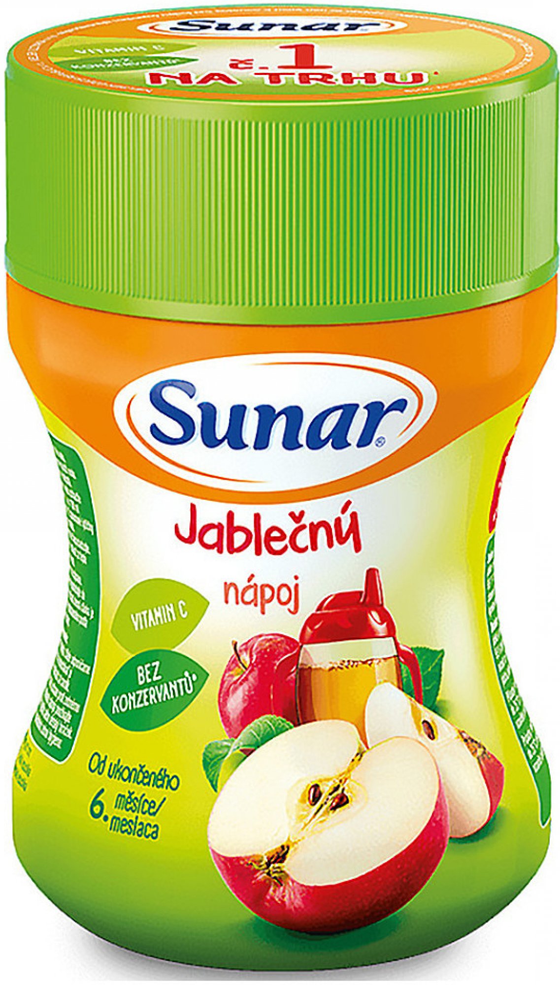 Sunárek Jablečný rozpustný nápoj dóza 200 g