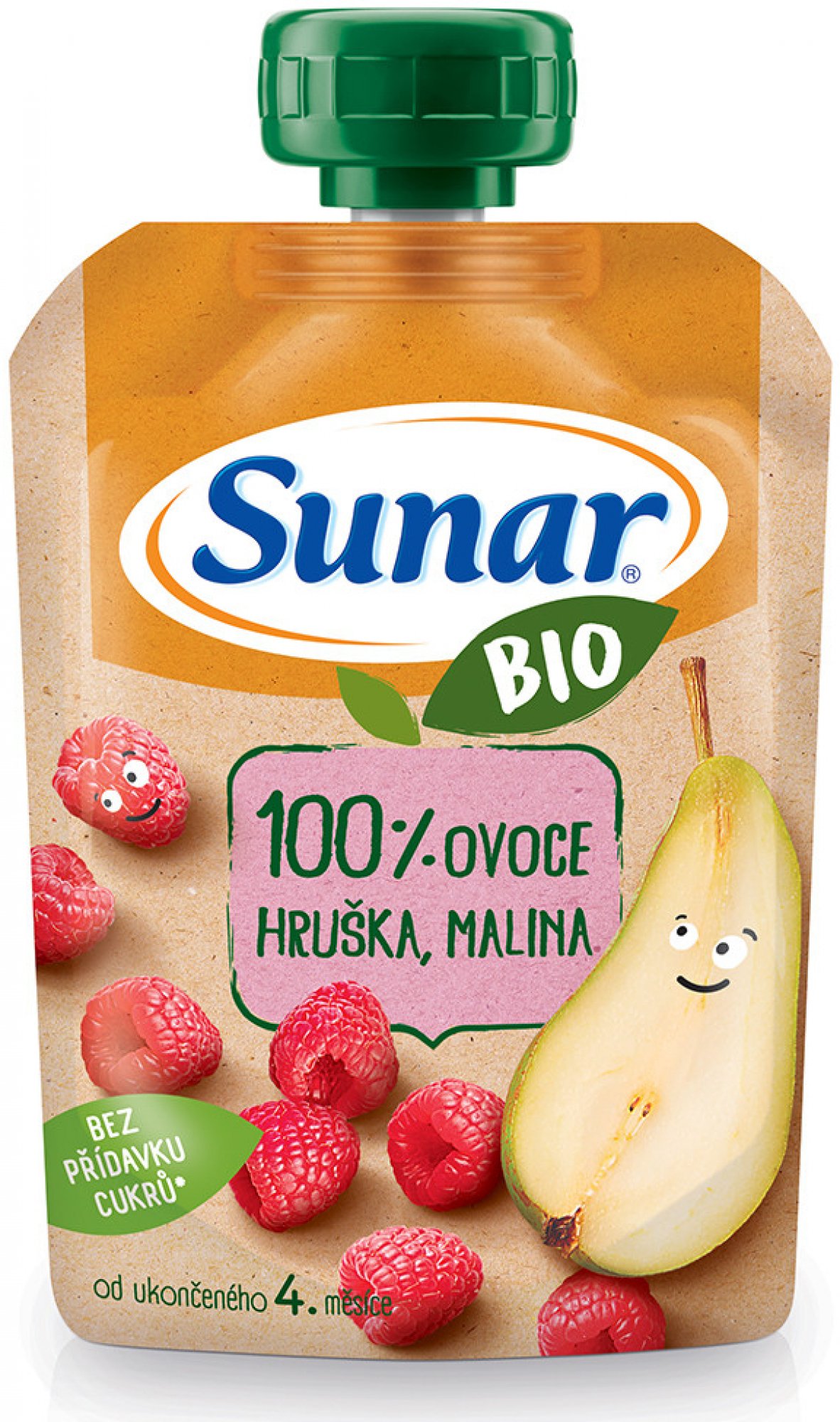 Sunar BIO kapsička Hruška malina 100 g