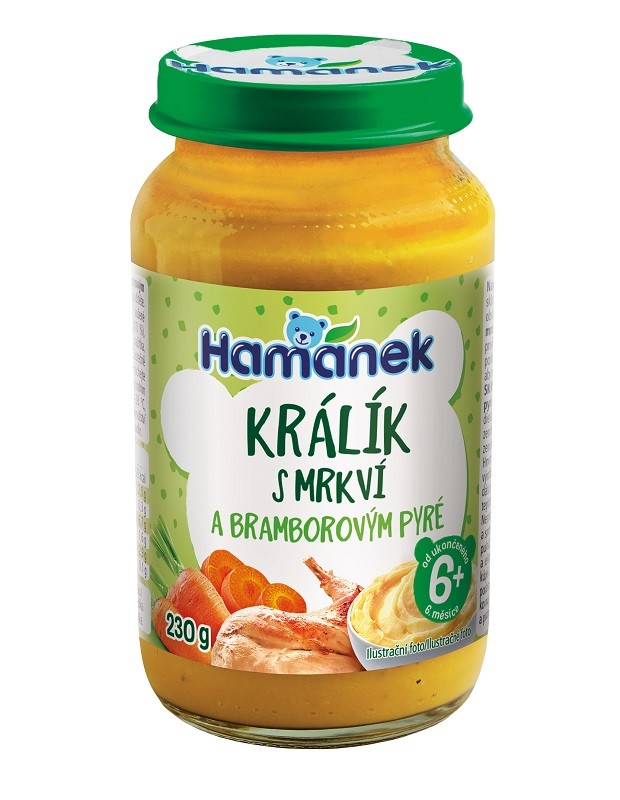 amánek Králík s mrkví a bramborovým pyré 230 g