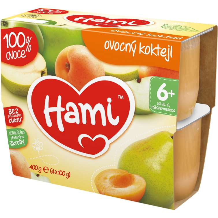 Hami Ovocný koktejl 4 x 100 g