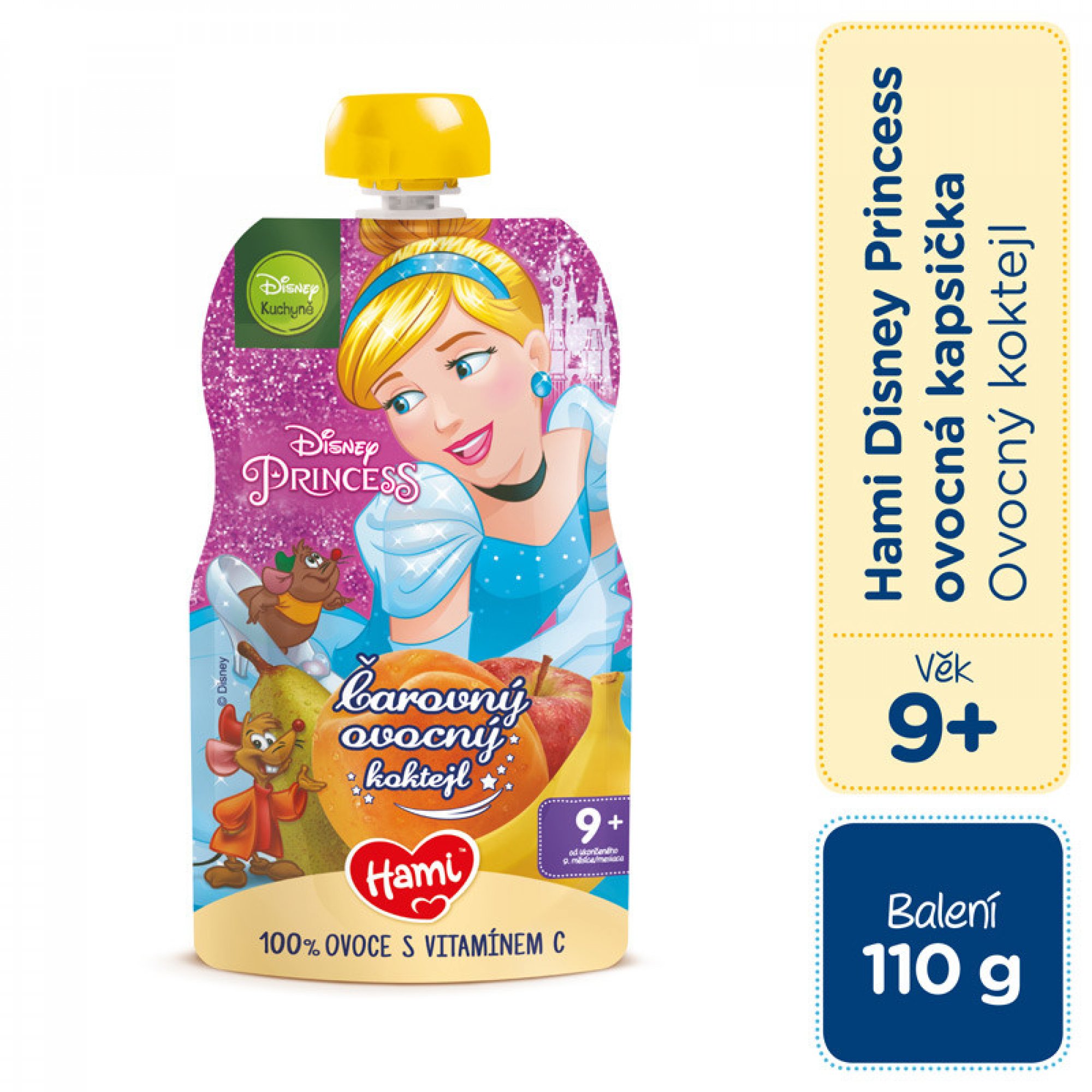 Hami Disney Princess OK ovocný koktejl 110g
