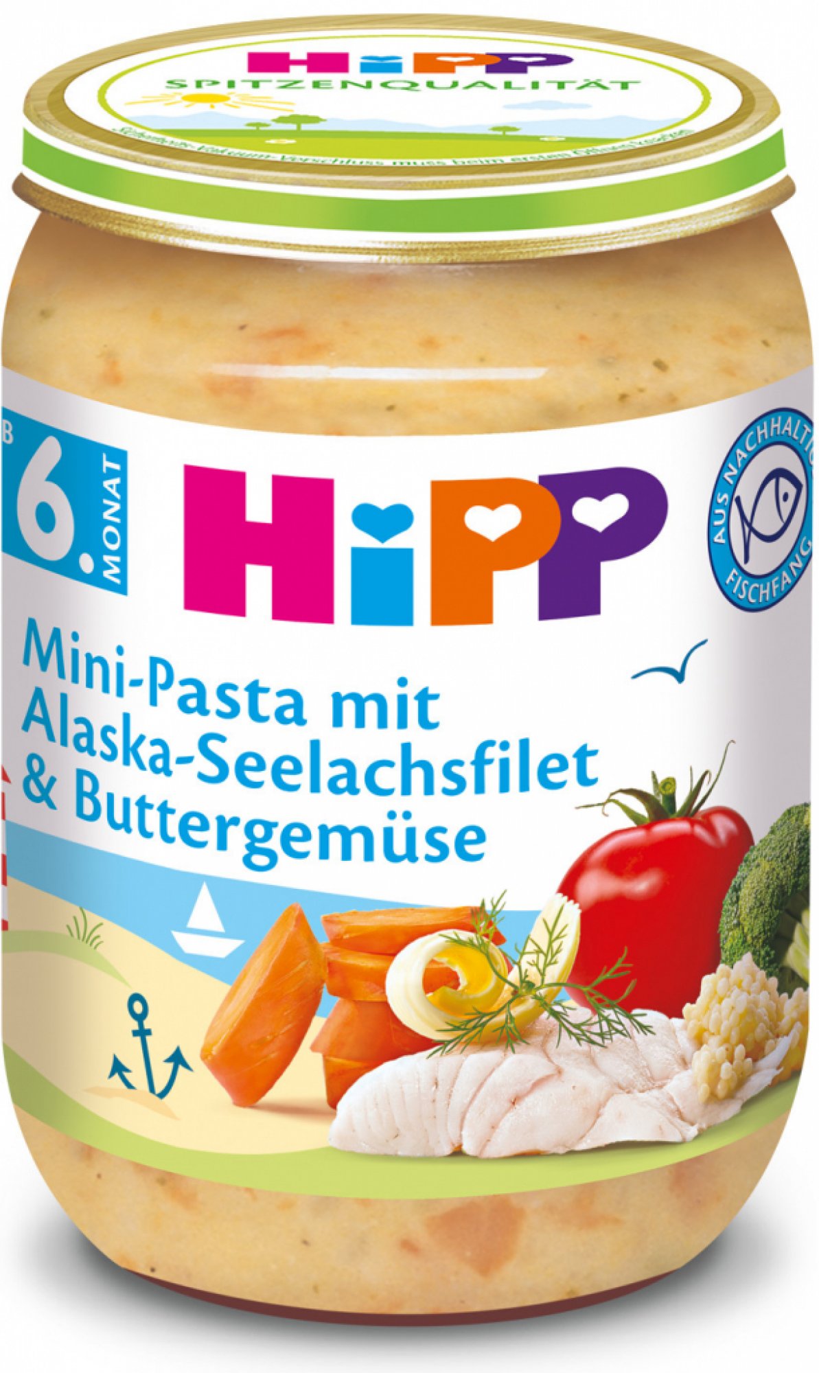 HiPP s treskou v másl.zelenině 190 g