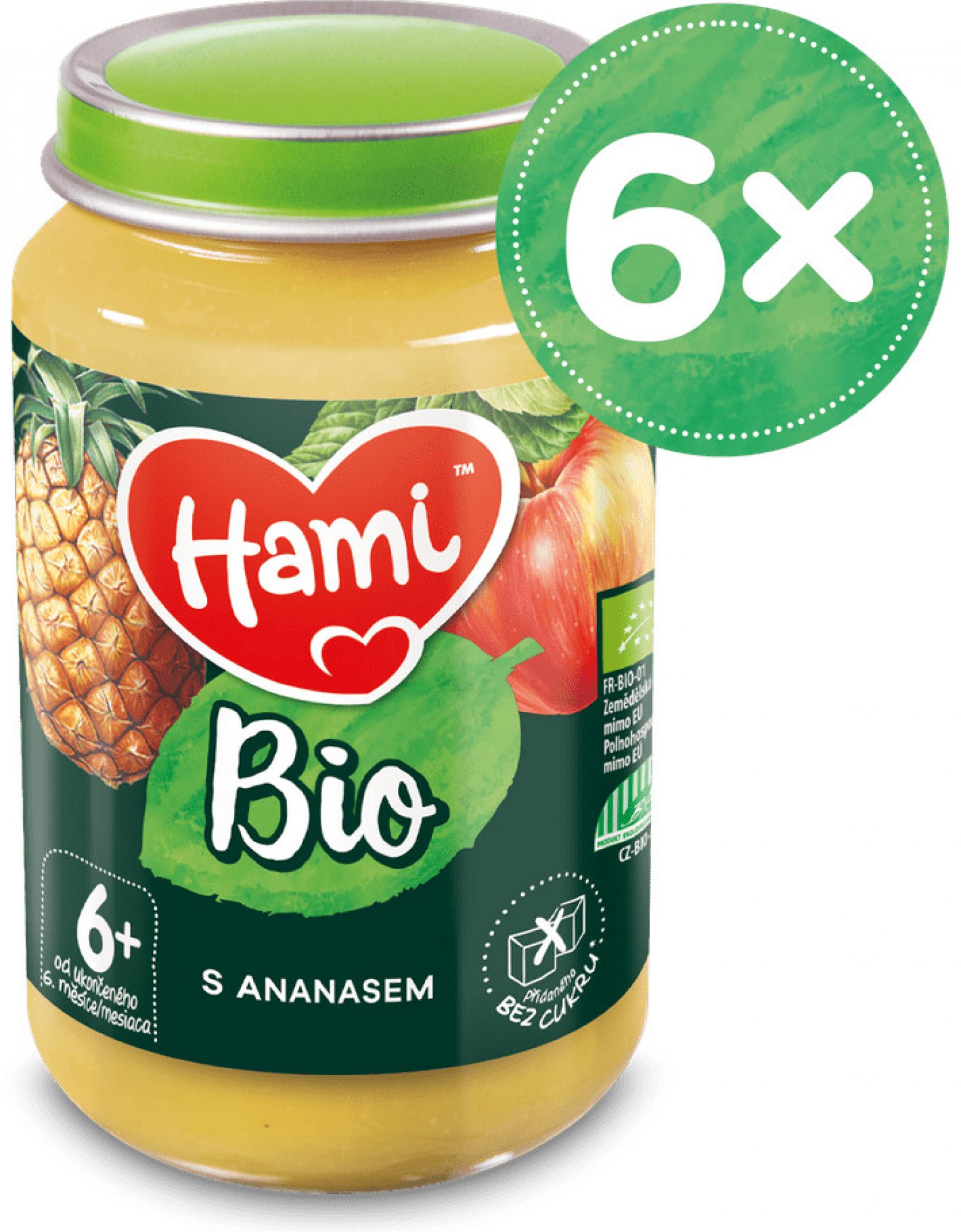 Hami BIO S Ananasem 190g