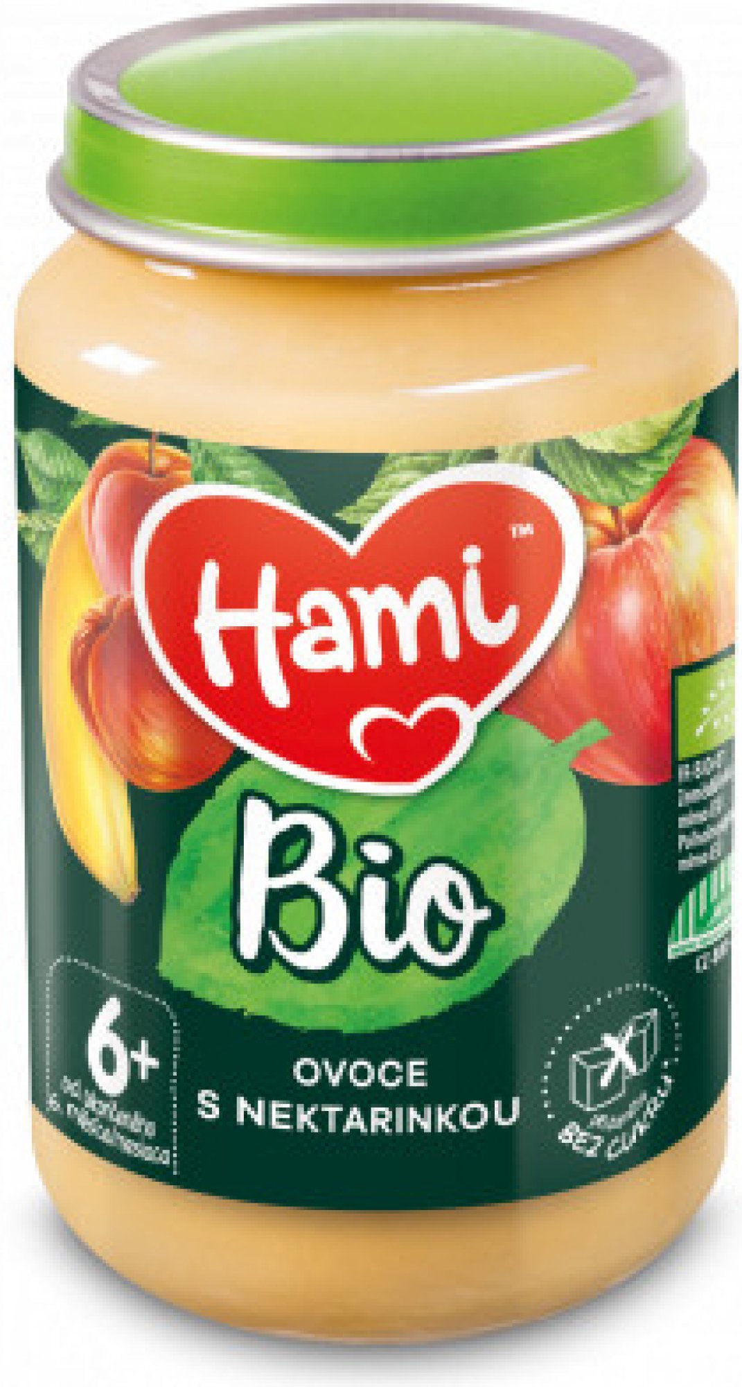 Hami BIO S kousky jablíčka 8+ 190g