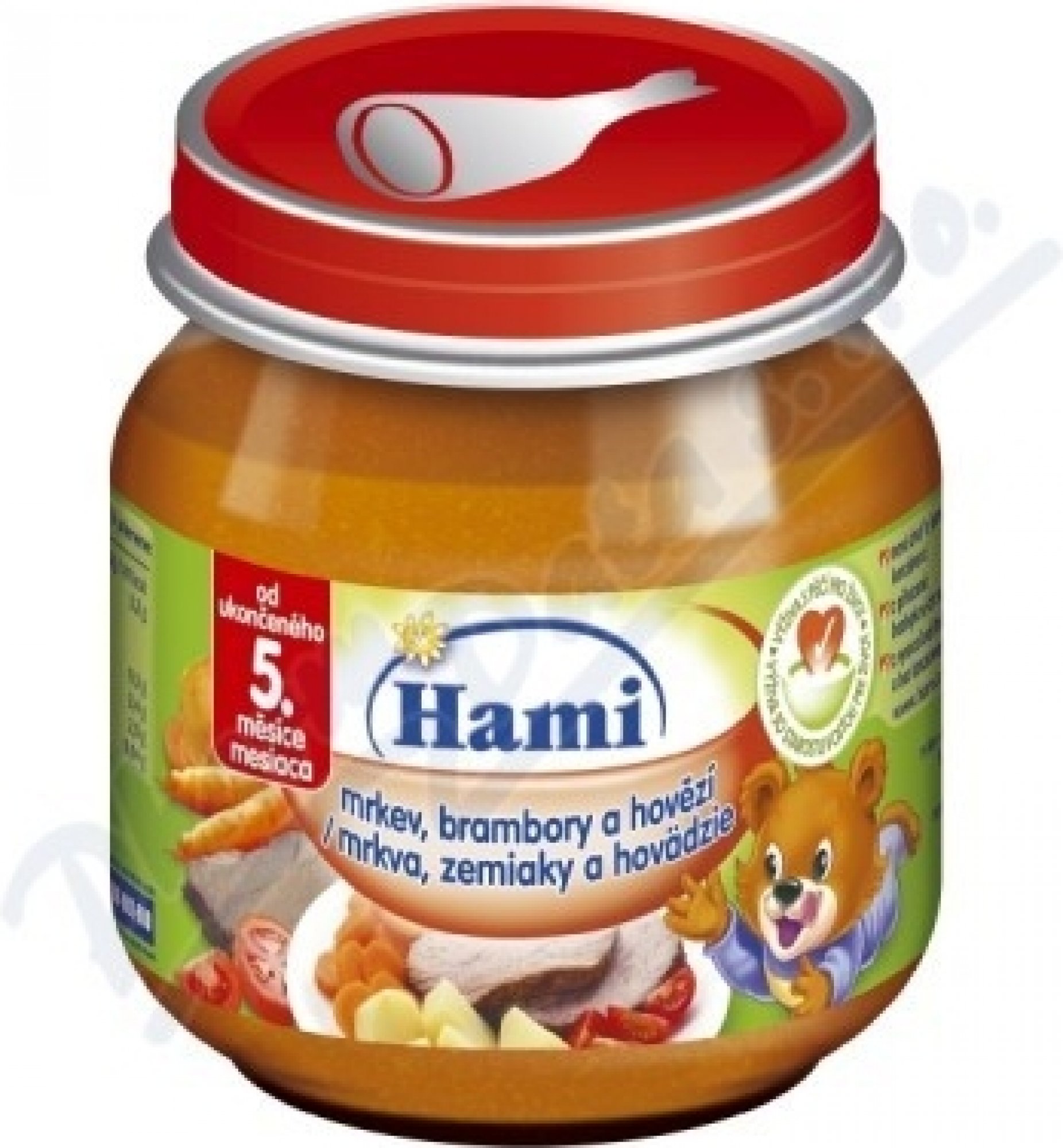 Hami Hovězí na zelenině 6+ 125 g