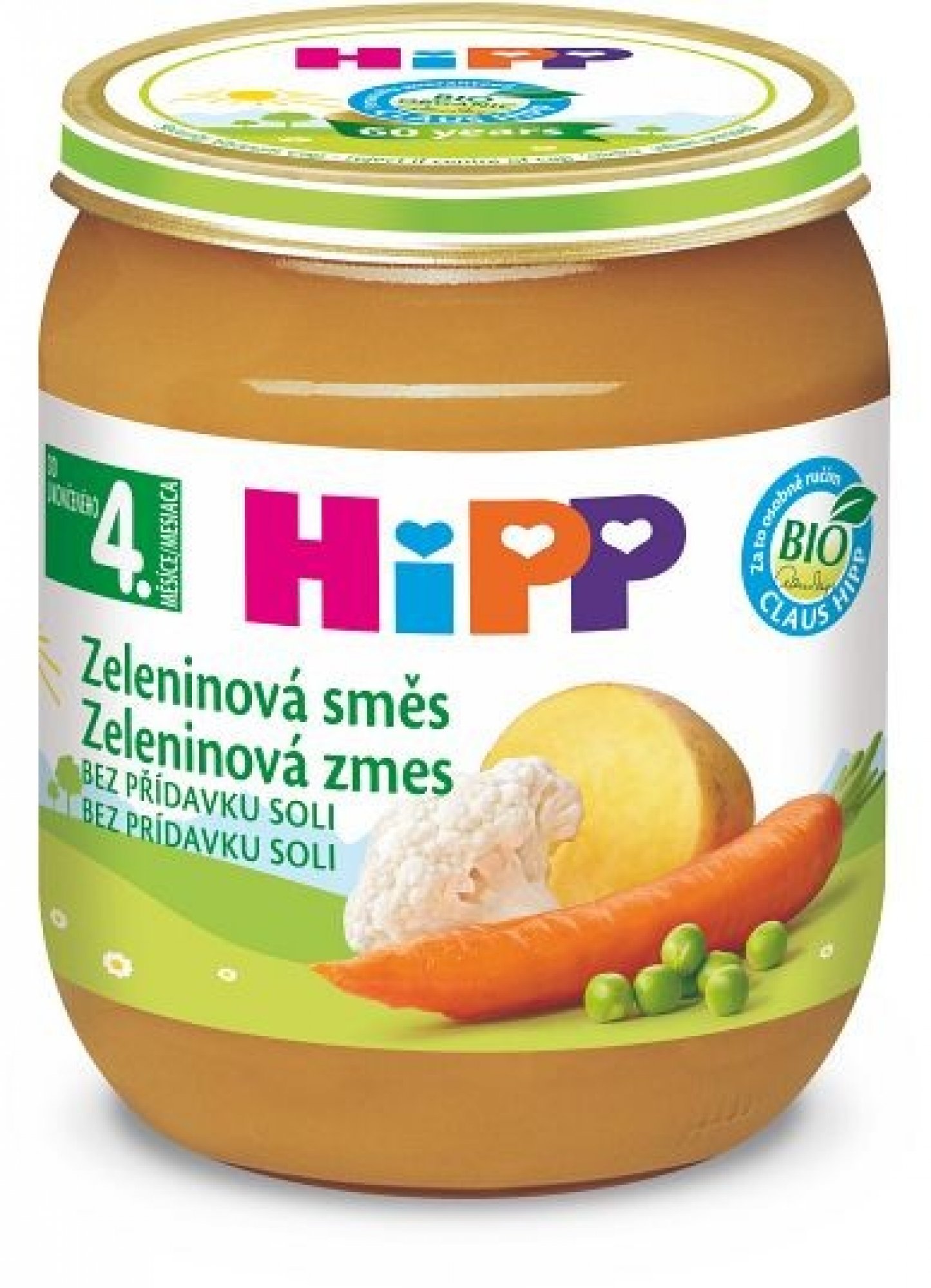 HiPP ZELENINA BIO Zeleninová směs 125g