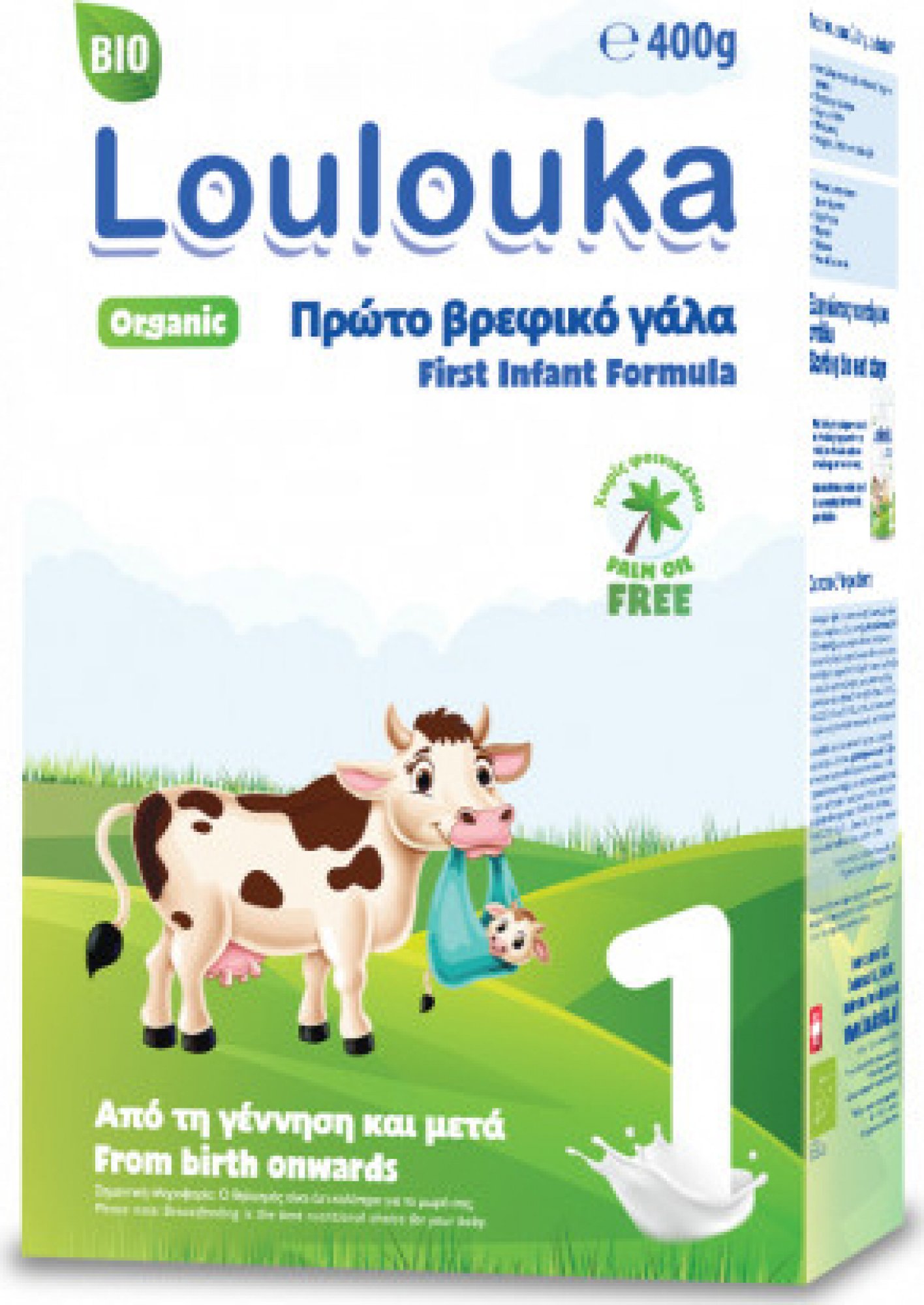 Loulouka kojenecké počáteční kozí mléko 1 BIO 400g