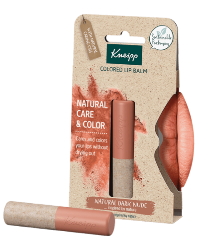 Kneipp Barevný balzám na rty Natural Dark Nude 3,5 g