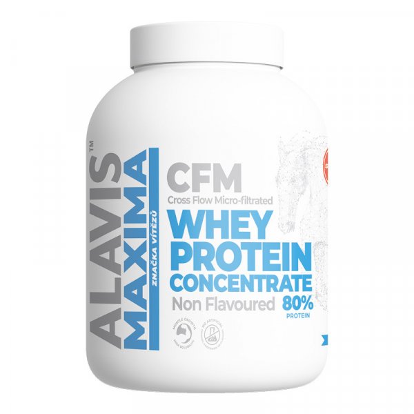 ALAVIS MAXIMA CFM whey protein concentr.80% 1500g