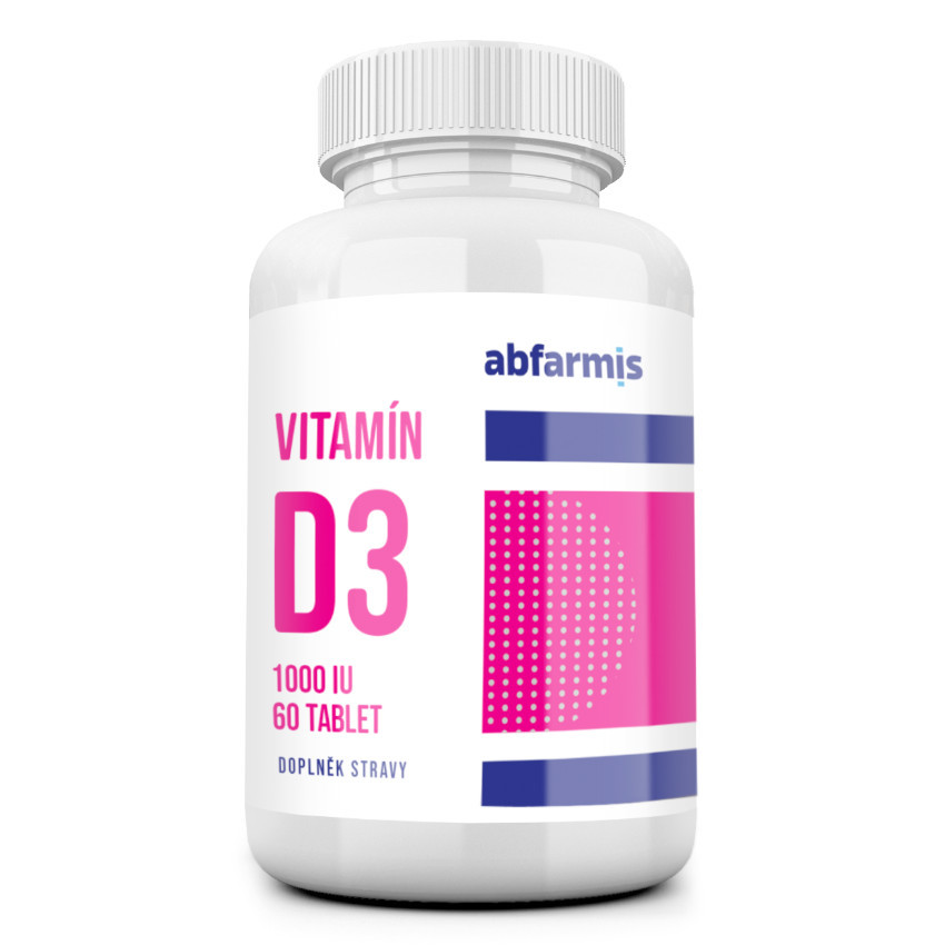 Abfarmis Vitamín D3 1000IU 60 tablet