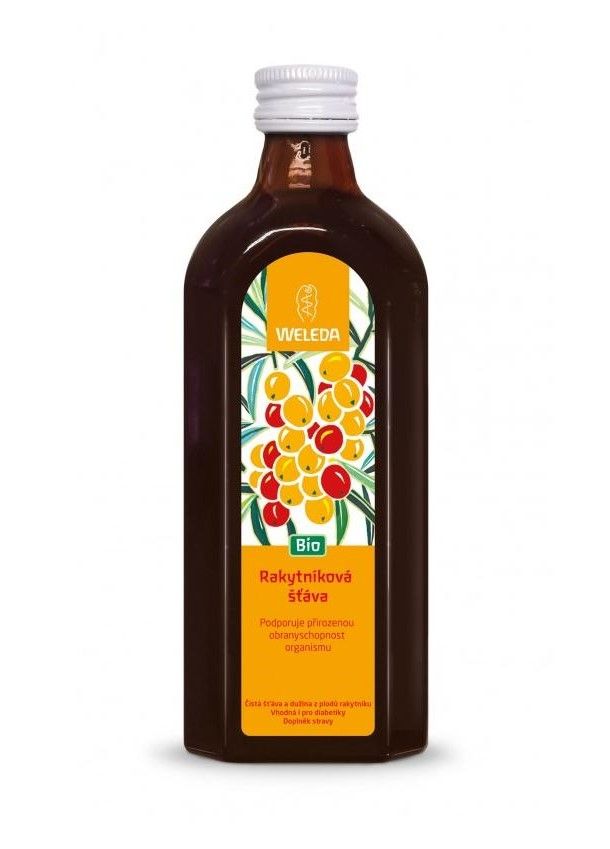 WELEDA BIO Rakytníková šťáva (bez cukru) 250ml