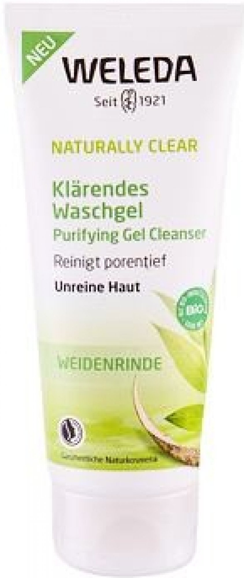 WELEDA NATURALLY CLEAR rozjasňující mycí gel 100ml