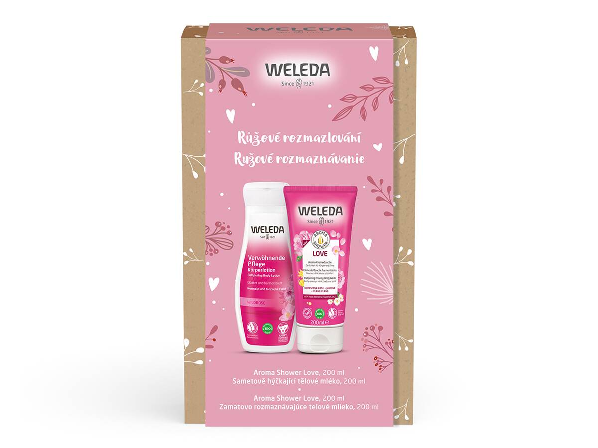 WELEDA SET Růžové rozmazlování
