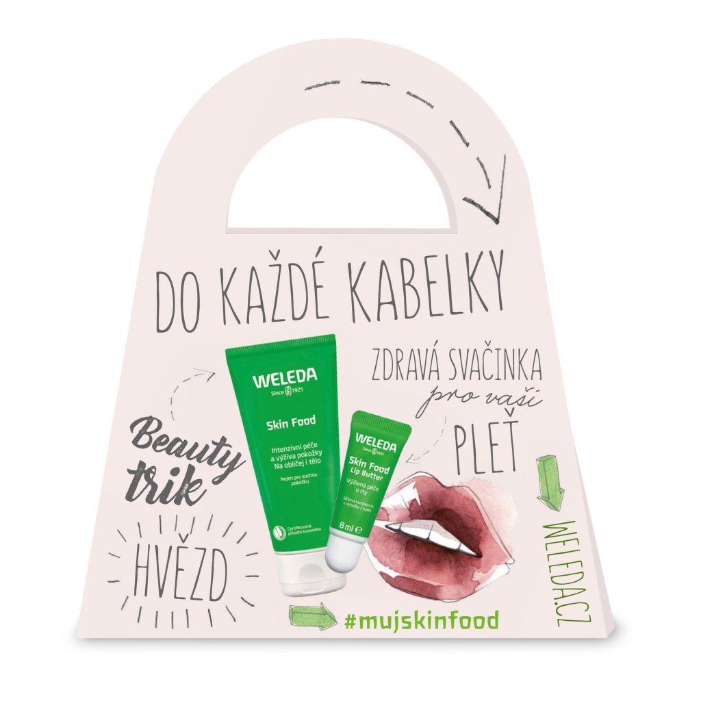 Weleda Skin Food krém 30 ml + péče o rty 8 ml dárková sada