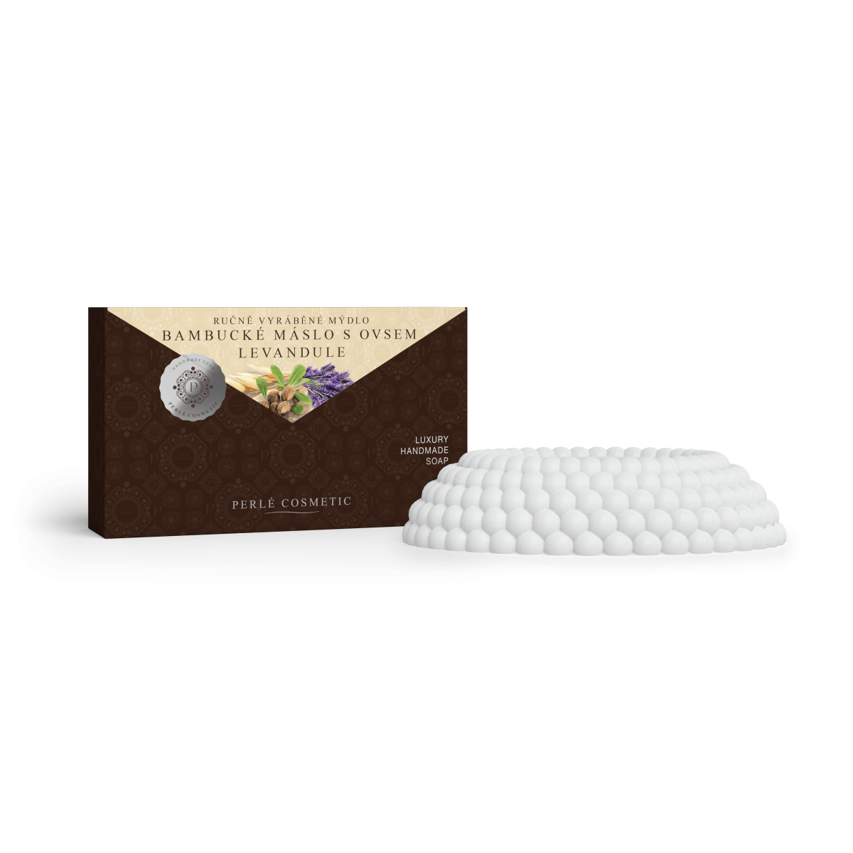 Topvet mýdlo Bambucké máslo s levandulí a ovsem 115 g