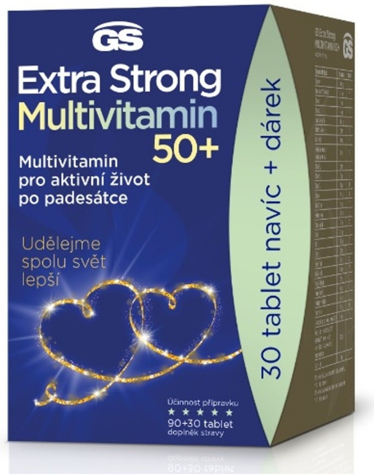 GS EXTRA STRONG MULTIVIT.50+ TBL.90+30 DÁREK 2022