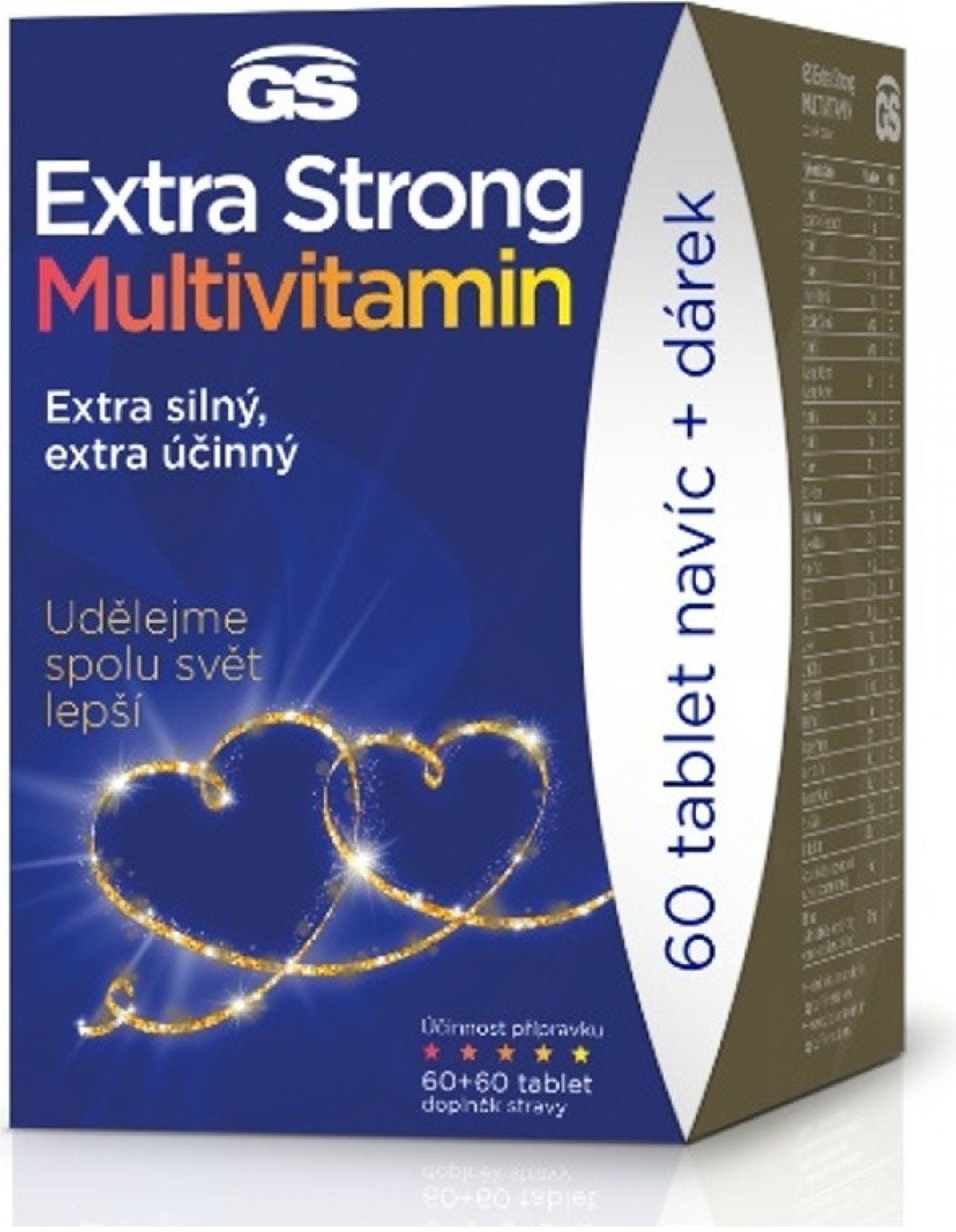 GS Extra Strong Multivitamin 60+60 tablet dárkové balení 2022