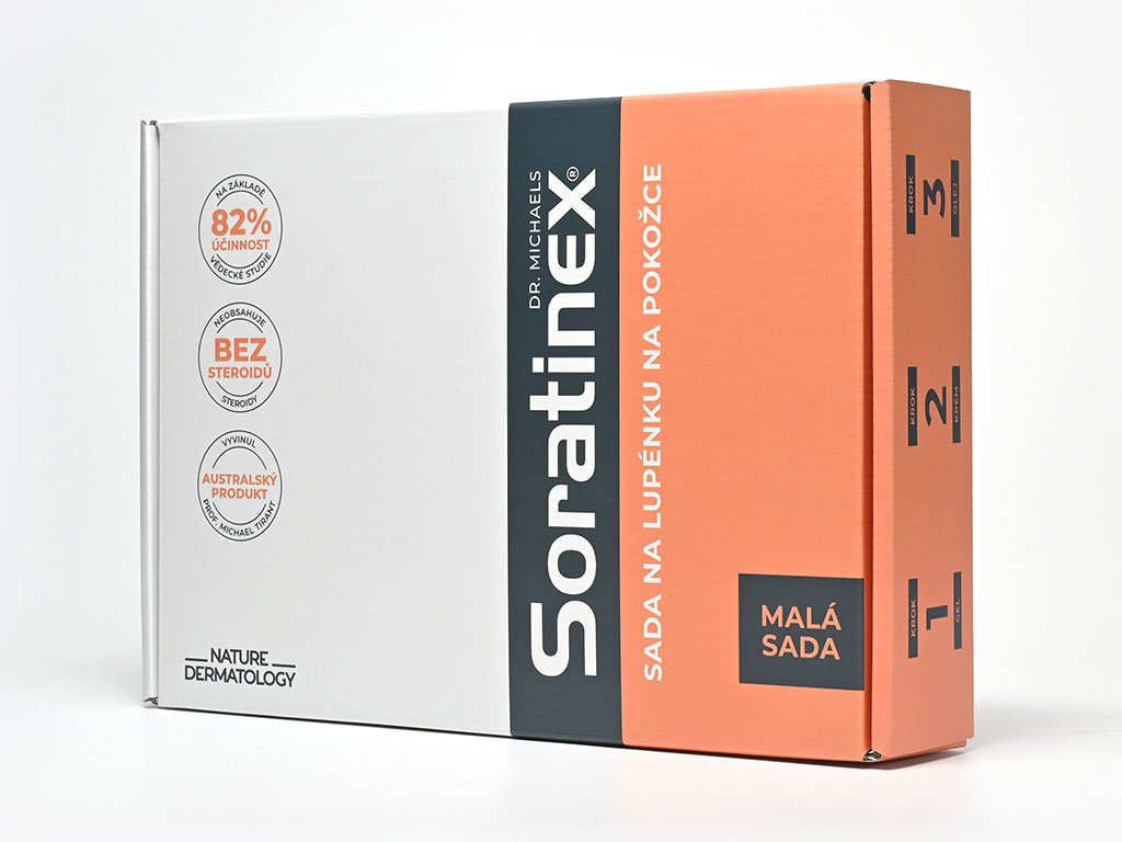 Soratinex Dr. Michaels Malá sada  na lupénku na pokožce (gel 200ml + olej 200ml + 50g krém)
