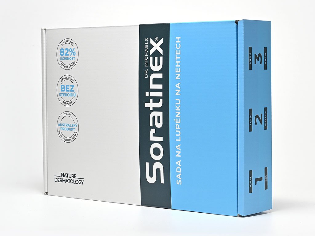 Soratinex Dr.Michaels sada na nehty (gel 200ml + 50g krém + roztok 50ml)